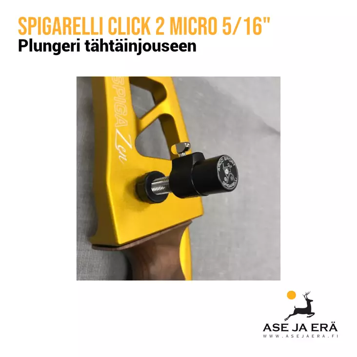 Spigarelli Button Click 2 Micro Adjustable 5/16" plungeri - Plungerit | Joustotallat - 8000000004871 - 1