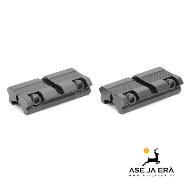 Sun Optics weawer-adapteri 11mm kiskoon, 2-osainen - Kiskot, kiilat, palat ja muut jalustat - 812649011671 - 1