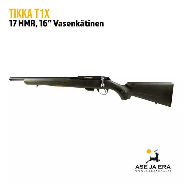 Tikka T1x Rimfire pienoiskivääri vasenkätinen päivitetty versio - Pulttilukkoiset pienoiskiväärit - TF17256B138A21 - 1