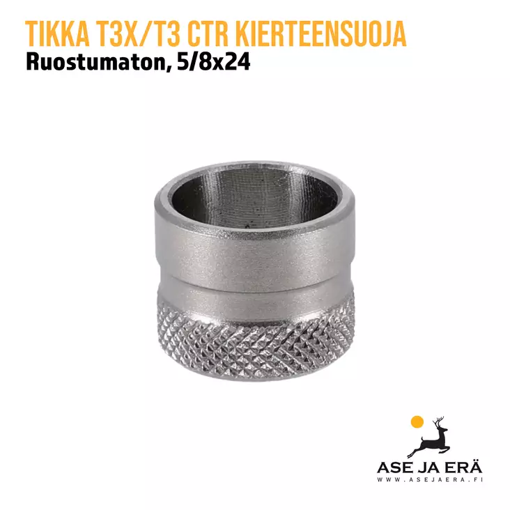 Tikka T3x/T3 CTR Stainless kierteensuoja 5/8x24 - Kiväärien osat - 6438053087541 - 1