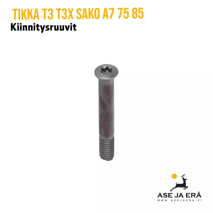 Tukin kiinnitysruuvit Tikka T3 T3X Sako A7 75 85 - Tukit ja muunnossarjat - 643805305441 - 1