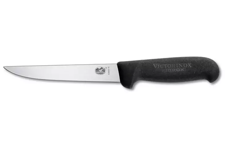 Victorinox lihabouneri 15cm Fibrox -kahvalla, musta - Lihaveitset - 7611160503381 - 3