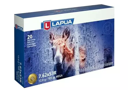 7,62x53R Lapua Mega 12g E415 20 kpl - 7,62x53R kaliiperi - 6418267101912 - 1