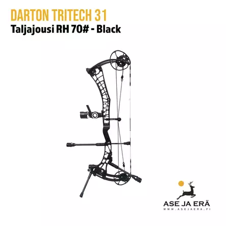 Darton Tritech 31 RH 70# Black Kompakti metsästysjousi - Sivukuva - Metsästysjousi - 0014981710452 - 2
