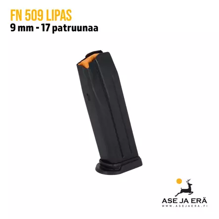 FN 509 9mm 17 patruunan lipas - Pistoolien lippaat - FNA675052 - 1