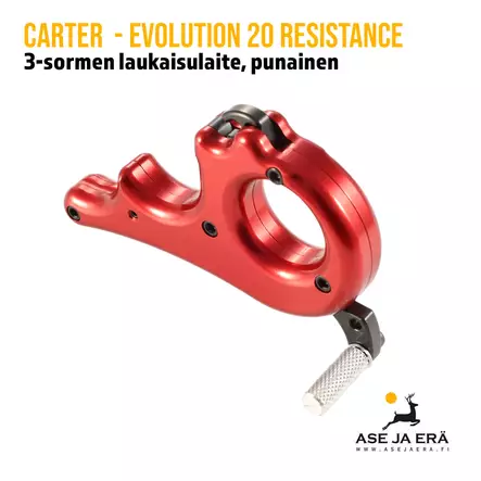 Carter Evolution 20 resistance laukaisulaite 3-sorminen - Sormilaukaisulaitteet - 673664051352 - 2