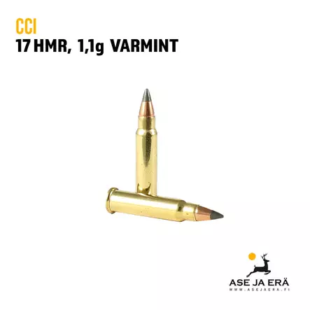 CCI 17 HMR 1,1g Varmint Tip pienoiskiväärinpatruuna - 17HMR patruunat - 604544610642 - 2