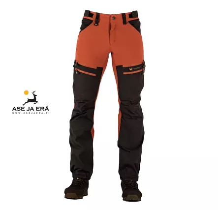 Haunter Vännas tekniset kuorihousut - oranssi/harmaa - Erä- ja vaellushousut - 7340143701352 - 2