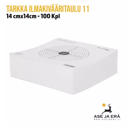 Ilmakivääritaulu Tarkka No11 14x14cm - Ilma-asetaulut - 6410362401102 - 2