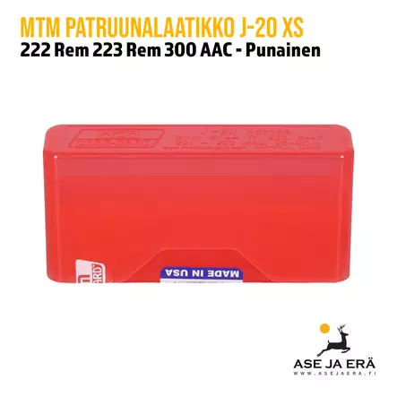 MTM J-20-XS-29 222-223 Slip-Top patruunalaatikko - Patruunalaatikot, -rasiat ja -levyt - 026057223292 - 2