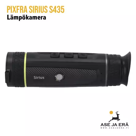 Pixfra Sirius S435 lämpökamera - yleiskuva sivusta - Pimeänäkölaitteet ja lämpökamerat - 6976144450862 - 2