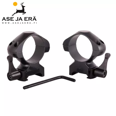 Scandium W-QR 30 mm High renkaat Weave - 30mm kiikarinrenkaat - 7340143713812 - 1