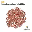 5,5mm H&N Baracuda Power 1,37g 200 kpl  ilmakiväärinluoti - Lajitelma luoteja - 5,5 mm luodit - 4047058015002 - 12