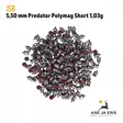 5,5mm JSB Predator Polymag Short ilma-ase luoti 200 kpl - 200 luotia - 5,5 mm luodit - 8594180450752 - 8