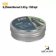 6,35mm H&N Hornet -ilmakivääriluoti 150 kpl - rasia sivusta - 6,35 mm luodit - 4047058019192 - 10