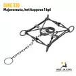 Duke 330 majavaraudat 1 kpl - kiinnitysketju esillä - Hetitappavat raudat - 011627004302 - 4
