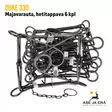 Duke 330 majavaraudat 6 kpl - kuusi rautaa - Hetitappavat raudat - 011627004302 - 7