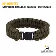 Helikon-Tex SURVIVAL BRACELET Paracord ranneke - Muut asusteet - 5908218717992 - 12