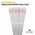 Skylon Novice 4.2 1100 28" feather 12 - viuhka nuolia - Hiilikuitunuolet - 6426026560542 - 24