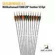 Skylon Novice 4.2 1300 28" feather 12 - tusina nuolia - Hiilikuitunuolet - 6426026560542 - 30