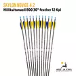 Skylon Novice 4.2 800 30" feather 12 - viuhka nuolia - Hiilikuitunuolet - 6426026560542 - 10
