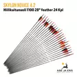 Skylon Novice 4.2 1100 28" feather 24 - 2 tusinaa nuolia - Hiilikuitunuolet - 6426026560542 - 25