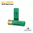 16/70 UNA Tungsten 26g 2,5mm Haulikonpatruuna - Lyijyttömät patruunat - 6430068624322 - 2