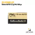 Sellier & Bellot 10 mm AUTO FMJ 11,7g pistoolinpatruuna - Muut pistoolinpatruunat - 8590690312092 - 5