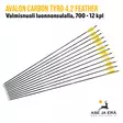 Avalon Carbon Tyro 4.2 Feather 700 nuoli luonnonsulalla, 12 kpl - yleiskuva nuolista - Hiilikuitunuolet - A08702012 - 1
