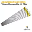 Avalon Carbon Tyro 4.2 Feather 600 nuoli luonnonsulalla, 12 kpl - yleiskuva nuolista - Hiilikuitunuolet - A08702212 - 1
