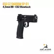 ASG CZ 75 Shadow SP-01 blowback CO2 4,5mm ilmapistooli - BB kuula ilmapistoolit - 5707843071482 - 9