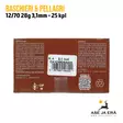Baschieri & Pellagri 12/70 28g 3,1mm 25 kpl haulikonpatruuna rasian pohja EAN - 12/70 metsästyspatruunat - 8057502106022 - 6