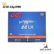 CCI Tactical 22 LR 2,6g pienoiskiväärin patruuna - 22 LR patruunat - 076683009562 - 1