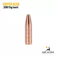 CopperBear .338 15g kupariluoti 50 kpl - .338 luodit - CB338232 - 3