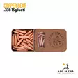 CopperBear .338 15g kupariluoti 50 kpl - .338 luodit - CB338232 - 2