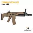 Cybergun FN SCAR-L FDE Airsoft kivääri FDE -sähkökäyttöinen - Kiväärit - 3559962009622 - 2