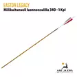 Easton Legacy 4" Feathers Helical 340 hiilikuitunuoli luonnonsulilla 6 Kpl - Koko nuoli vinottain - Hiilikuitunuolet - 1182641012 - 2
