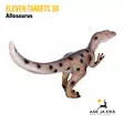 Eleven Targets 3D-taulu Allosaurus vaihtoinsertillä - 3D-eläintaulut - ELVaE62 - 3
