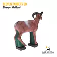 Eleven Targets 3D-taulu Mufloni vaihtoinsertillä - 3D-eläintaulut - ELVaE12 - 6