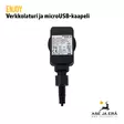 ENJOY verkkolaturi ja microUSB-kaapeli ulkokäyttöön (5V/2A, IP44) - Tarvikkeet riistakameroihin - 6438195018632 - 3