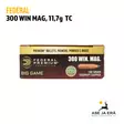 Federal .300 Win Mag Trophy Copper 11,7g - Muut kaliiperit - 029465063542 - 4