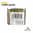 Federal Champion 22 Mag FMJ 2,60g pienoiskiväärinpatruuna - 22 WMR patruunat - 029465056032 - 5