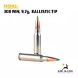 Federal Premium .308 Win 9,7g Nosler Ballistic Tip kiväärinpatruuna - 308 kaliiperi - 029465090302 - 2