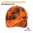 Fjällräven Lappland Camo Cap S/M Orange Blaze Edestä - Lippalakit - 7323450724672 - 6