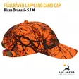 Fjällräven Lappland Camo Cap S/M Orange Blaze Oikea sivu - Lippalakit - 7323450724672 - 5
