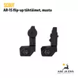 German Tactical Systems Scout AR-15 Flip-Up tähtäimet - Etu- ja takatähtäimet kivääreihin - EU2011012 - 4