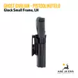 Ghost Civilian holster Glock Small Frame vasenkätinen ylhäältä, pistooli kotelossa - IDPA kotelot - GI03CN02 - 3