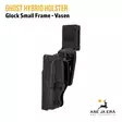 Ghost Hybrid holster Glock Small Frame vasenkätinen - Takaviistosta - IPSC kotelot - SGHD02 - 5