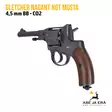Gletcher Nagant NGT 4,5mm BB CO2 ilmarevolveri - Musta - BB kuula ilmapistoolit - 851151006102 - 9