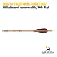 Gold Tip Traditional Hunter 006" hiilikuitunuoli luonnonsulilla, 340 - 1 kpl - yksityiskohta sulituksesta vasen - Hiilikuitunuolet - 1086701192 - 4